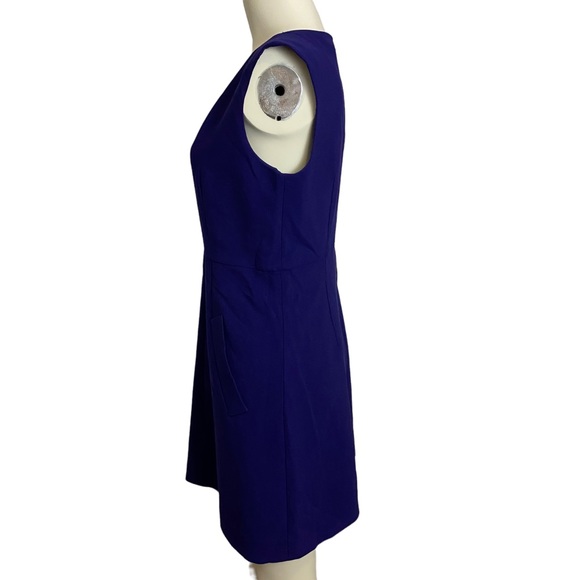Diane Von Furstenberg Dress Size 8 Carpreena Mini Sheath : Purple Haze - Picture 5 of 7